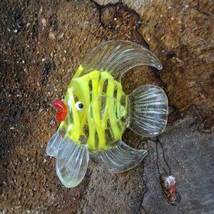 Vintage Glass Fish Figurine